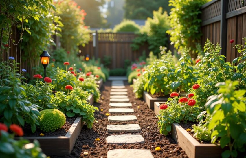 how to make a backyard garden