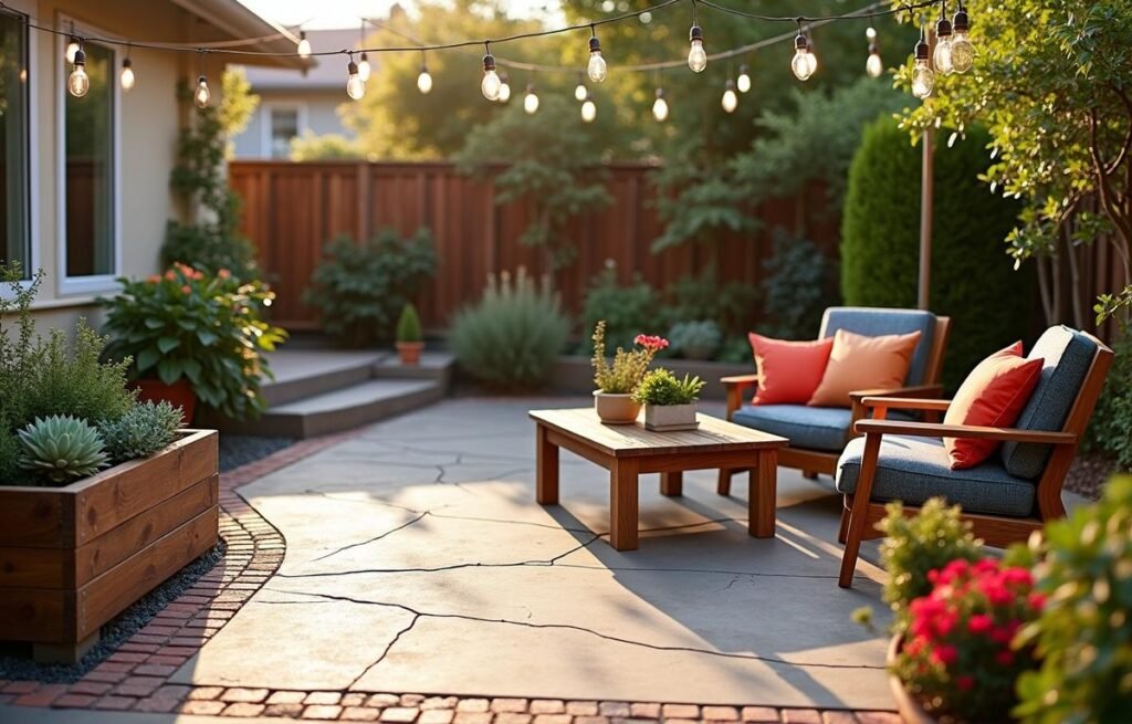 Backyard Concrete Patio Ideas On A Budget