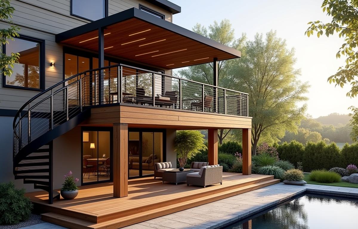 Backyard Second Story Deck Ideas