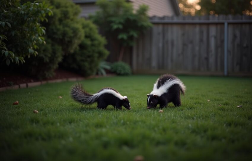 How to Get Rid of a Skunk in Your Backyard