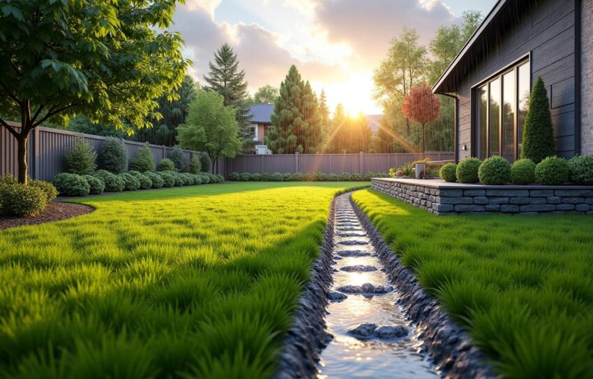 how to fix backyard drainage issues